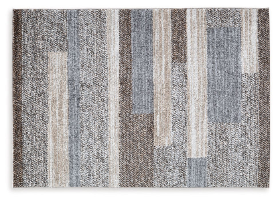 Sethburn - Cream / Brown / Gray - Large Rug