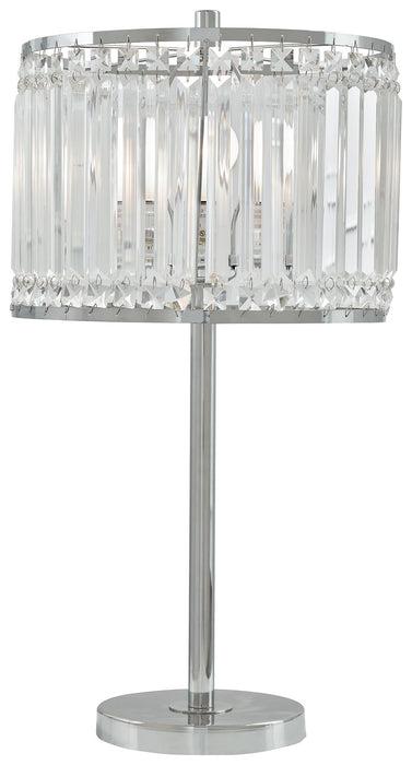 Gracella - Chrome Finish - Metal Table Lamp