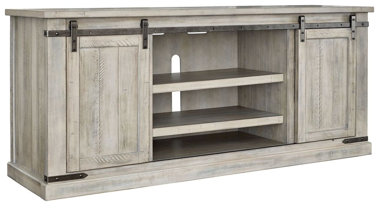 Carynhurst - Whitewash - Extra Large TV Stand