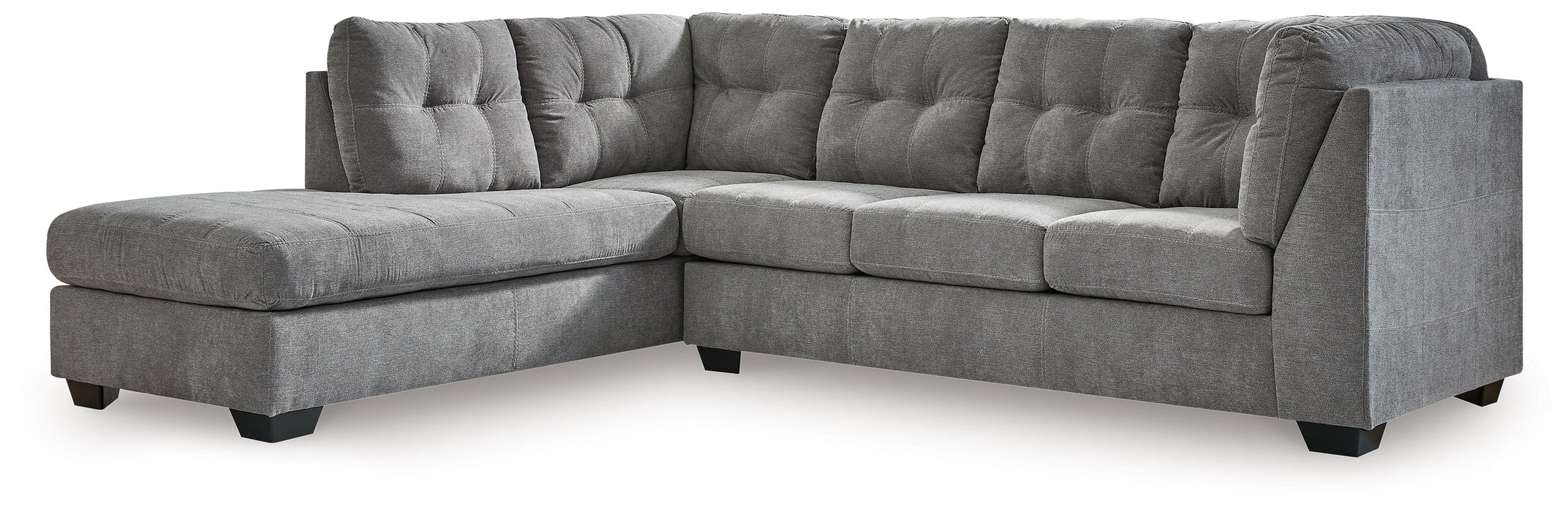 Marleton - Gray - 2-Piece Sectional With Laf Corner Chaise