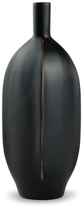 Rhaveney - Vase (Set of 3) - Small - Black