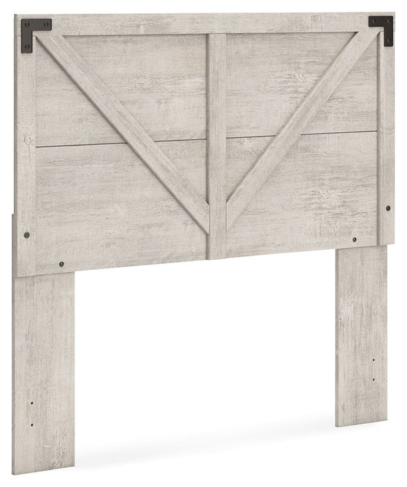 Shawburn - Full Crossbuck Panel Headboard - Gray