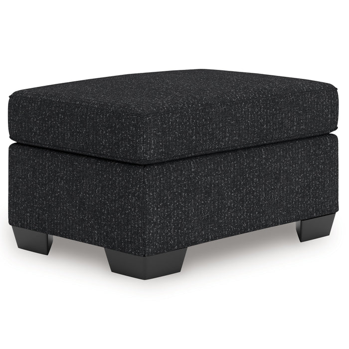 Jasmine Peaks - Ottoman - Coal