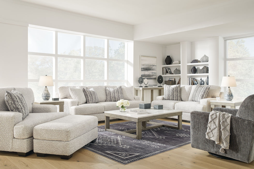 Brebryan - Flannel - 4 Pc. - Sofa, Loveseat, Chair And A Half, Ottoman
