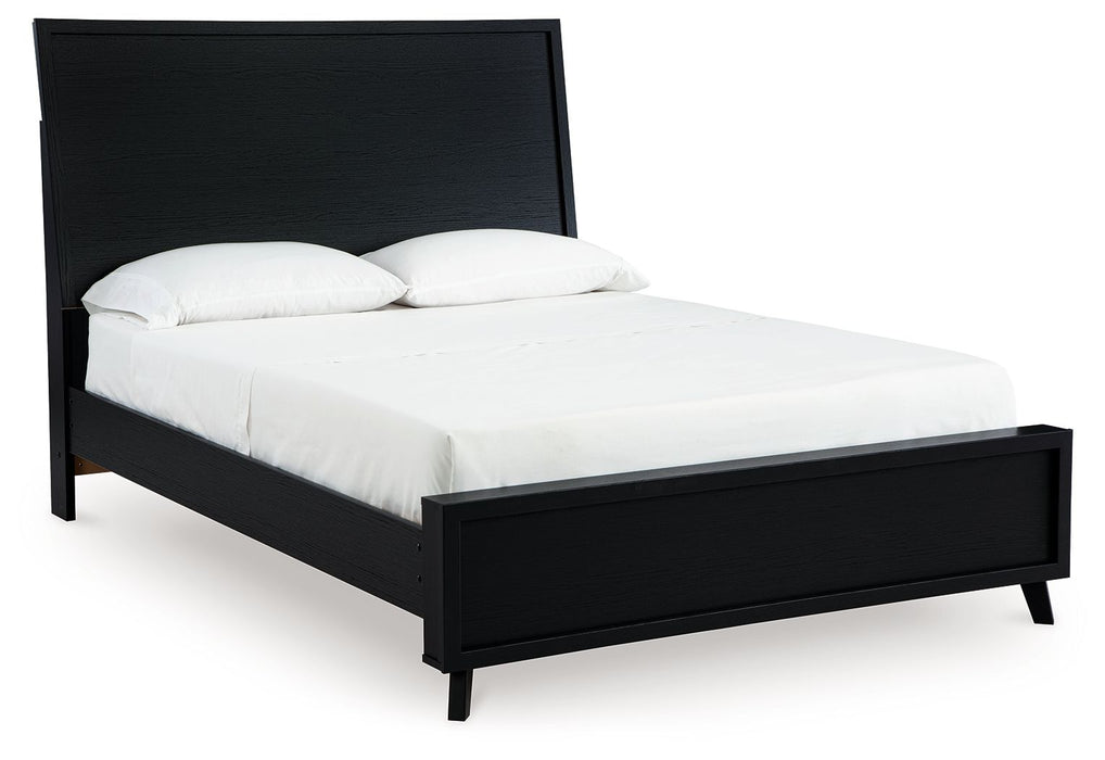 Danziar - Full Panel Bed - Black