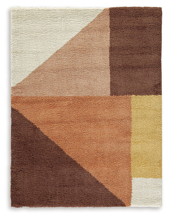 Gailmore - 8' x 10' Rug - Cream / Pink / Ocher