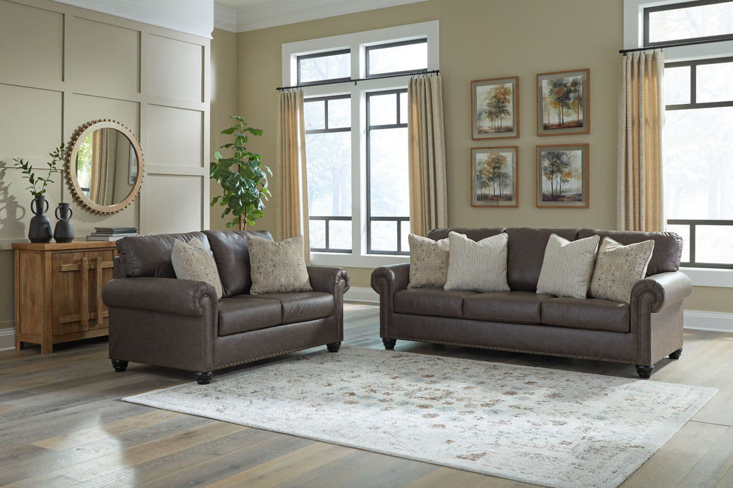 Roxmere - 2 Pc. - Sofa, Loveseat - Umber