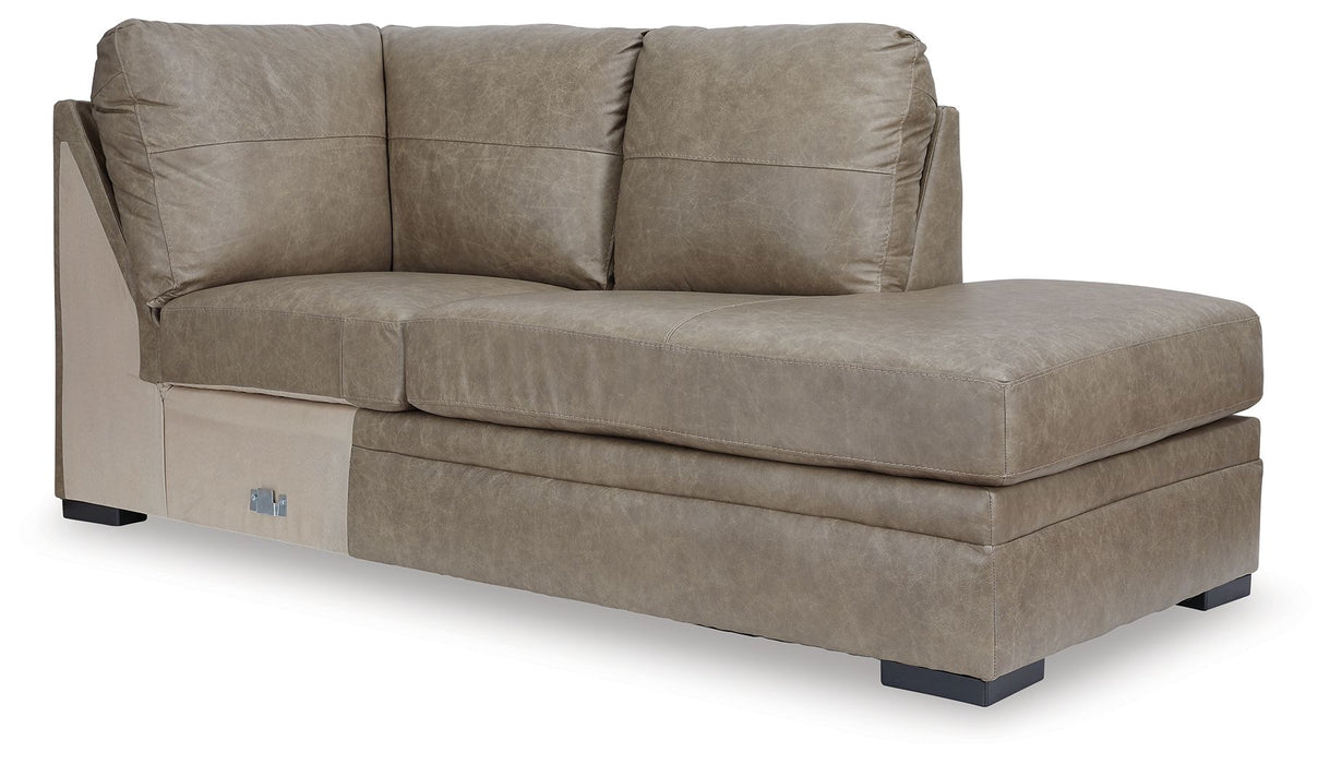Amuleto - Raf Corner Chaise - Leather Match - Desert