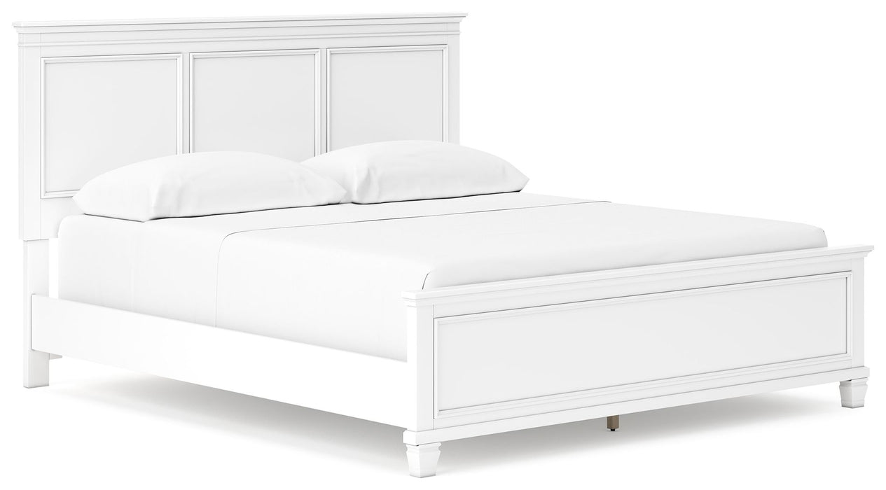 Fortman - California King Panel Bed - White