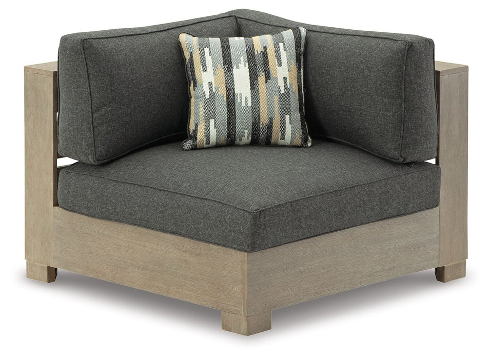 Citrine Park - Corner With Cushion - Brown