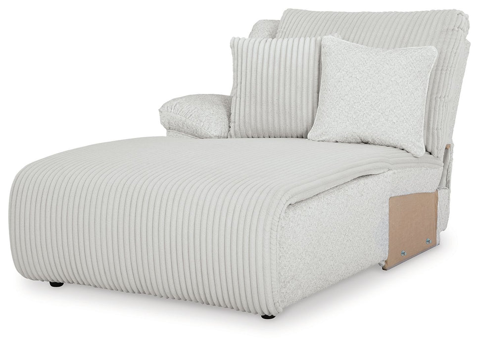 Top Tier - Laf Press Back Chaise - Fabric - Alloy