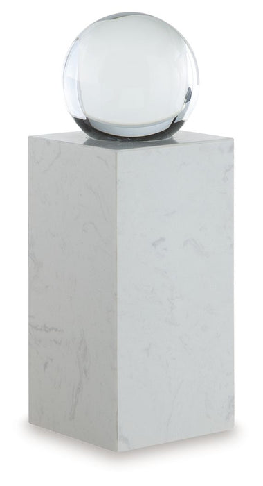 Sellner - 12" Sculpture - Clear / White