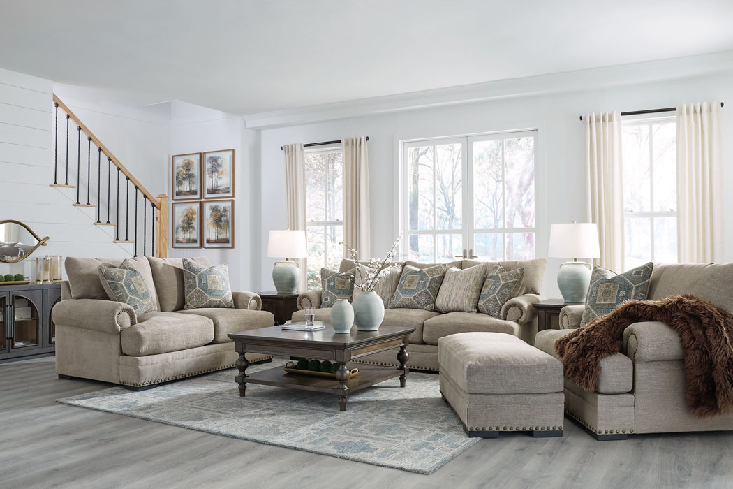 Galemore - Quarry - 4 Pc. - Sofa, Loveseat, Chair And A Half, Ottoman