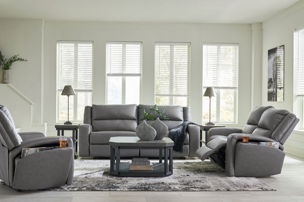 Brixworth - Slate - 3 Pc. - 2 Seat Reclining Sofa, Reclining Loveseat, Wall Recliner