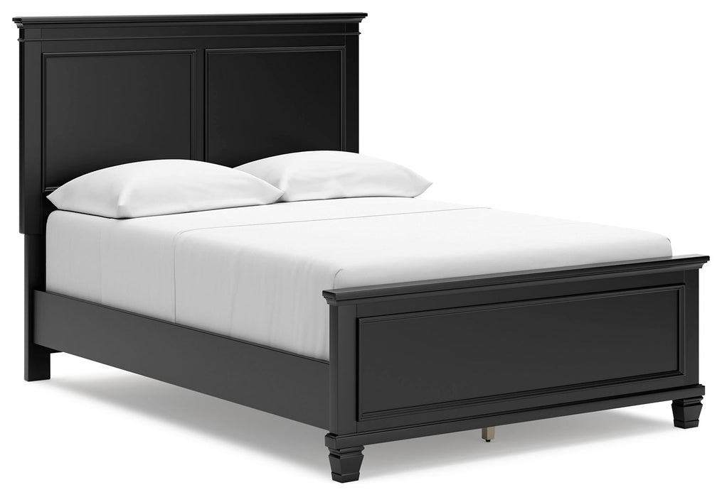 Lanolee - Full Panel Bed - Black