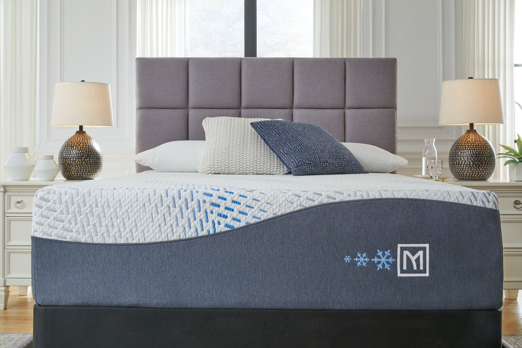 Millennium - 2 Pc. - Luxury Plush Gel Latex Hybrid King Mattress, Foundation - White