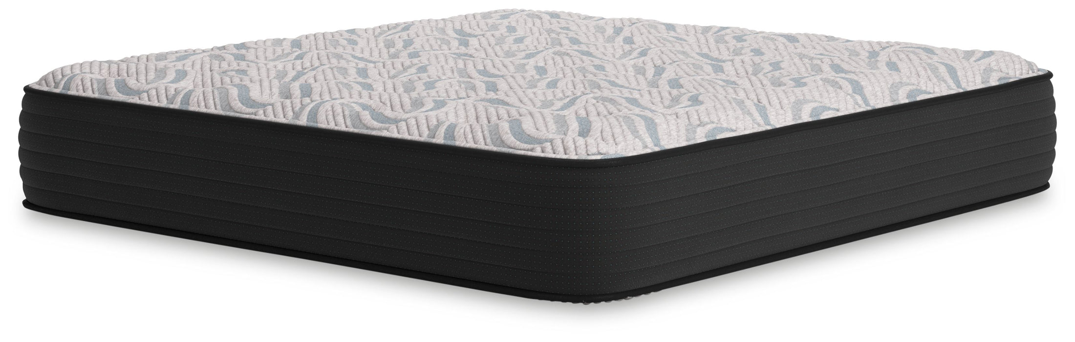 Elite Springs Plush - King Mattress - Gray / Blue