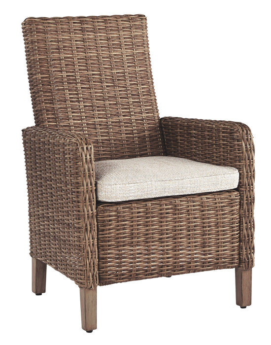 Beachcroft - Arm Chair With Cushion (Set of 2) - Beige