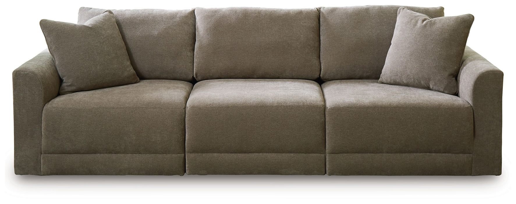 Raeanna - Storm - 3-Piece Sectional Sofa