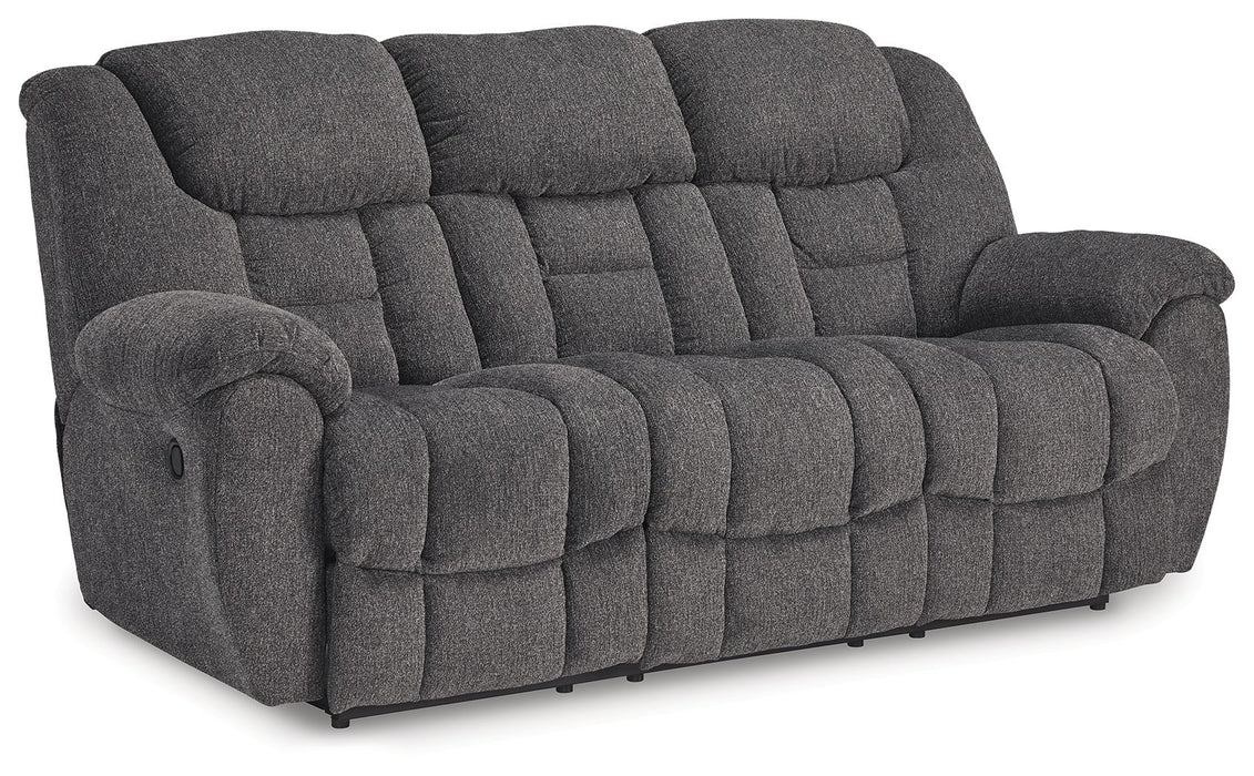 Foreside - Reclining Sofa - Fabric - Charcoal