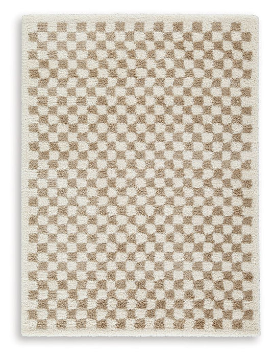 Karamen - 5' x 7' Rug - Taupe / Ivory