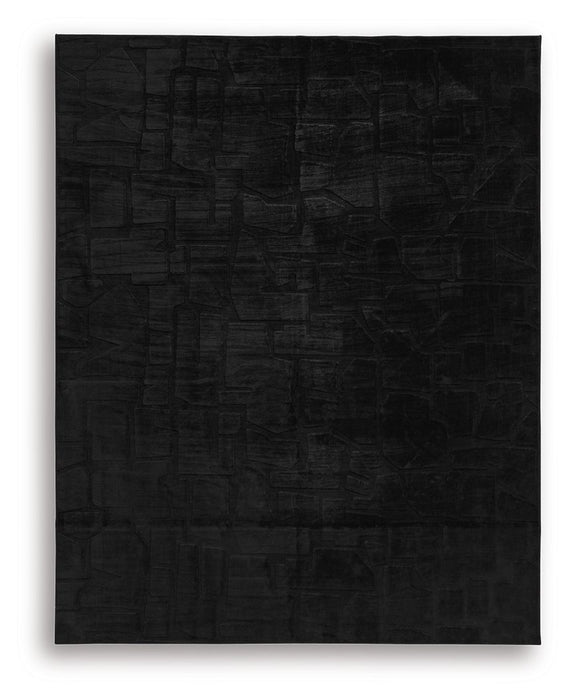 Gibbswell - 8' x 10' Washable Rug - Black