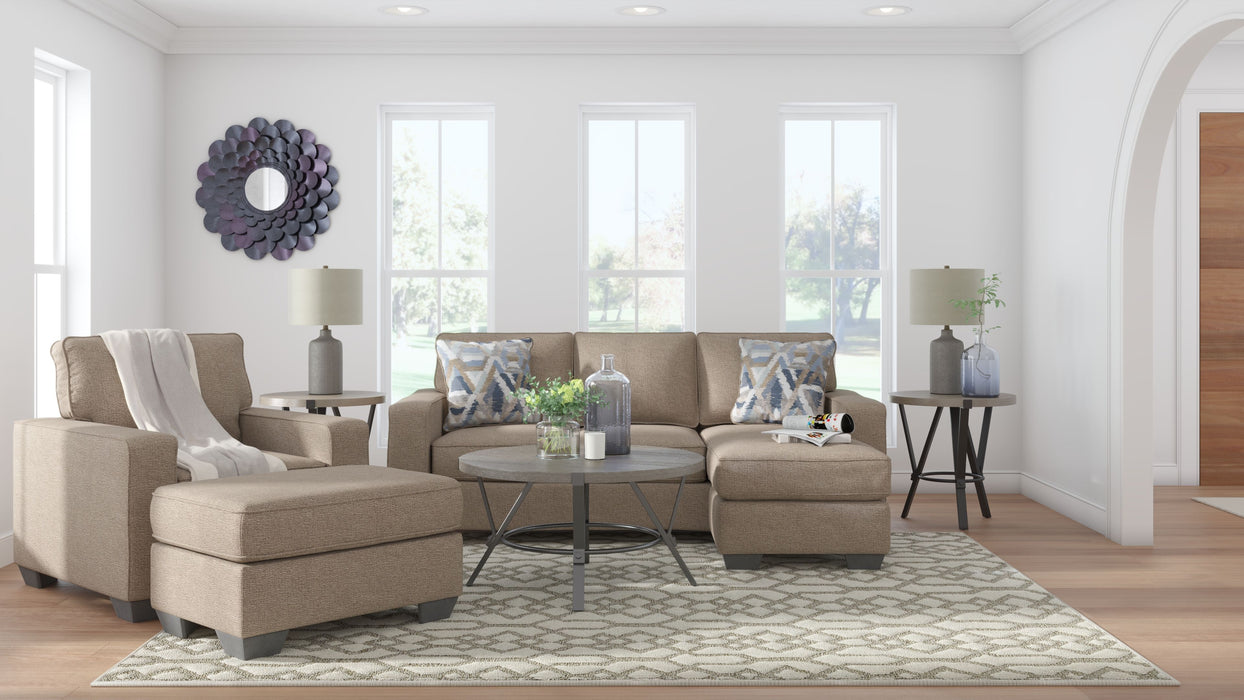 Greaves - Driftwood - 3 Pc. - Sofa Chaise, Chair, Ottoman