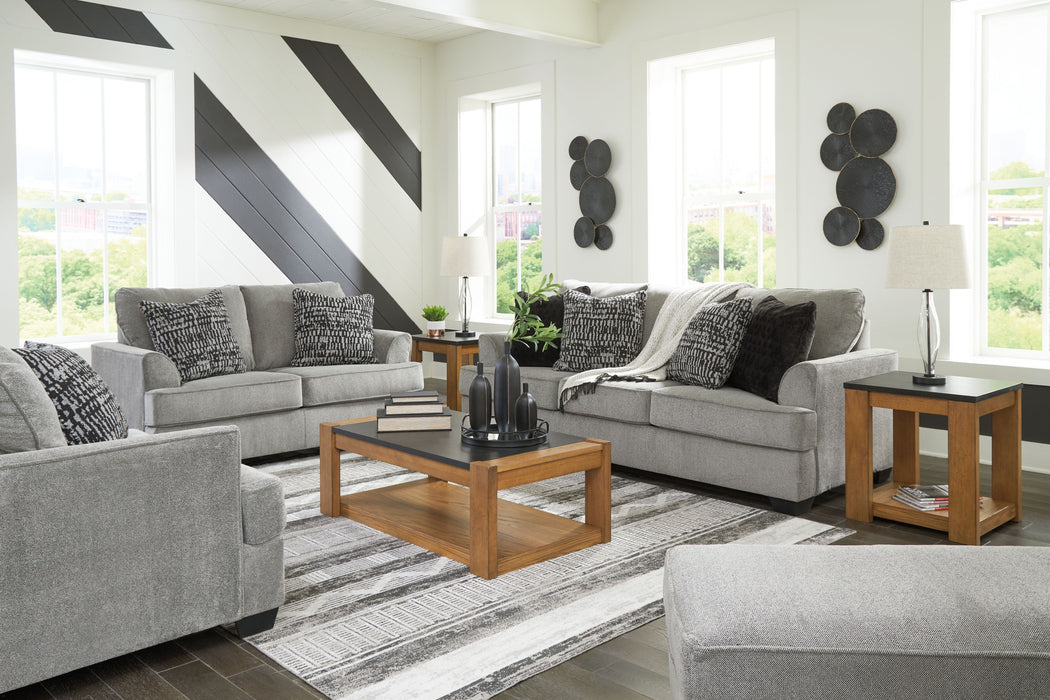 Deakin - Ash - 4 Pc. - Sofa, Loveseat, Chair And A Half, Ottoman