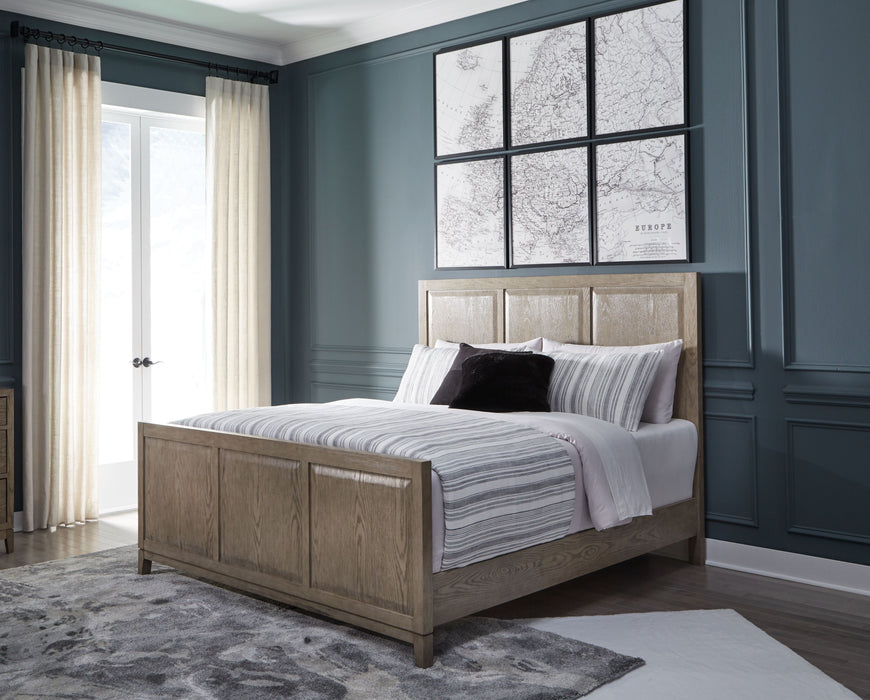 Chrestner - Gray - Queen Panel Bed