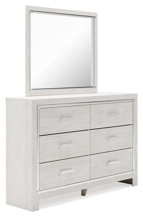 Altyra - White - Dresser, Mirror