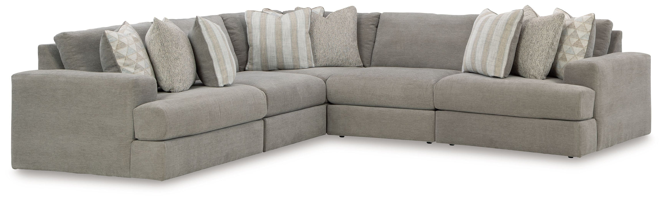 Avaliyah - Ash - 5-Piece Sectional