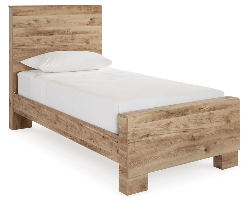 Hyanna - Twin Panel Bed - Tan