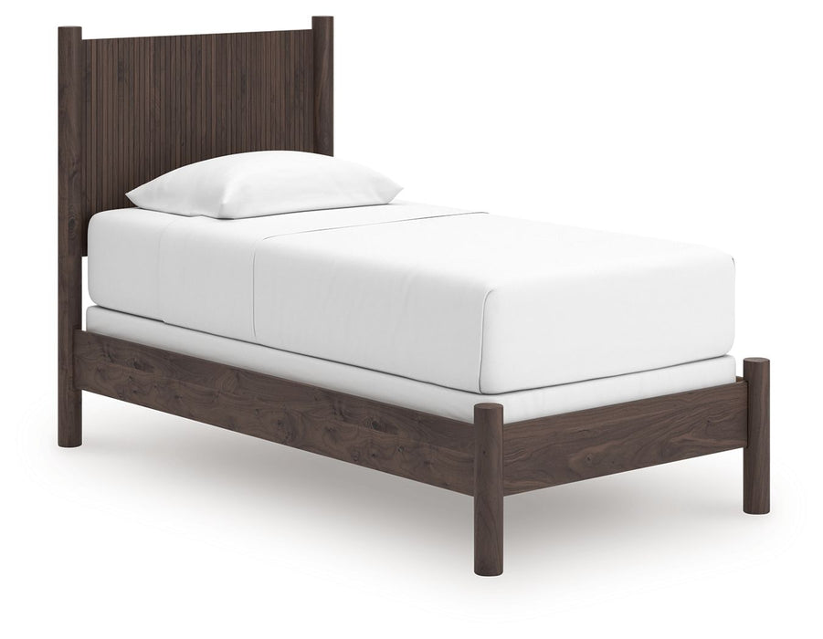 Pamytta - Twin Panel Bed - Brown