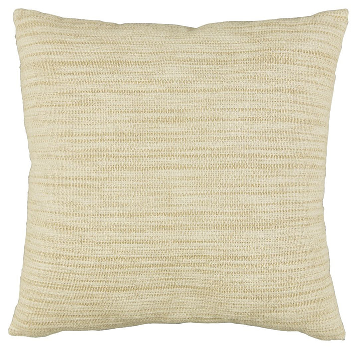 Budrey - Tan / White - Pillow (Set of 4)