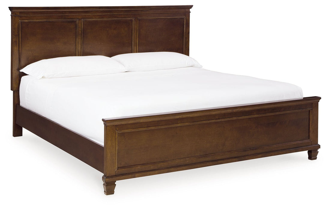 Danabrin - King Panel Bed - Brown