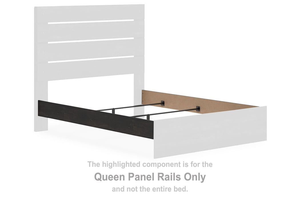Hollivern - Queen Panel Rails - Dark Gray