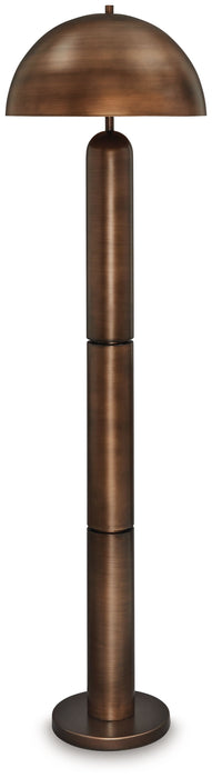 Wendfield - Metal Floor Lamp - Antique Copper Finish