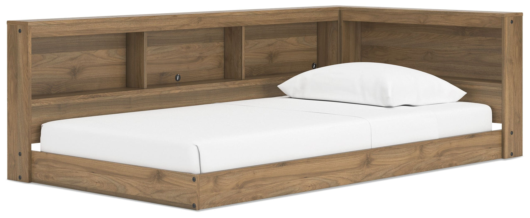 Deanlow - Twin Bookcase Storage Bed - Honey