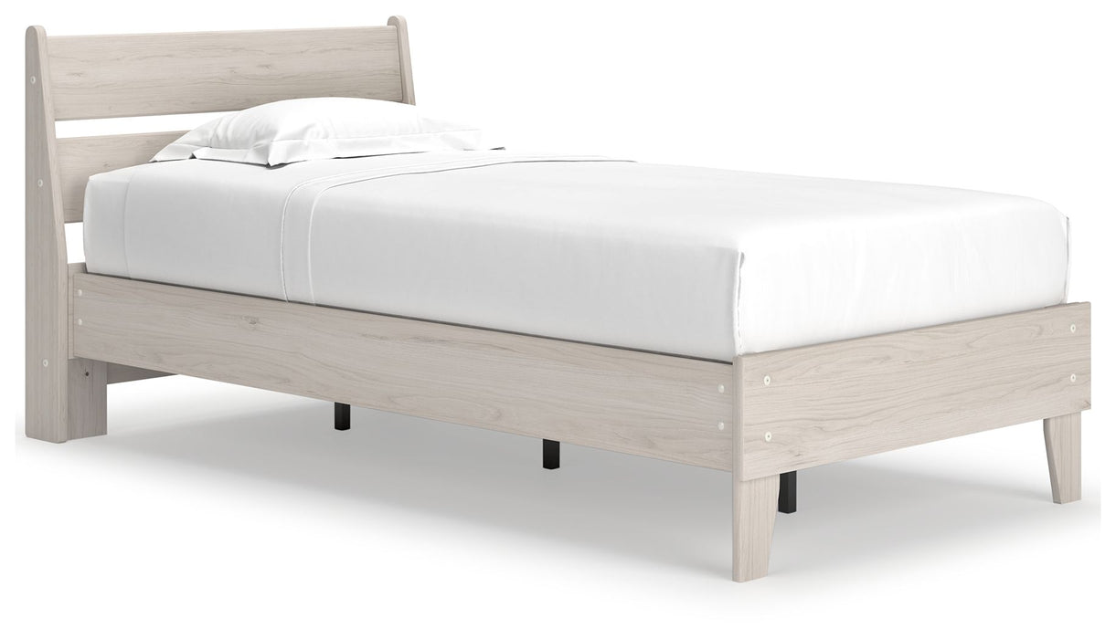 Socalle - Twin Panel Platform Bed - Natural