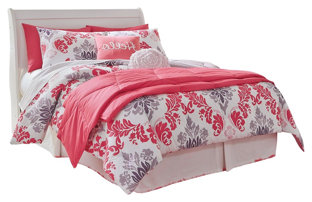 Anarasia - Full Sleigh Headboard - White