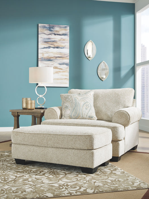 Monaghan - 2 Pc. - Chair and a Half with Ottoman - Sandstone