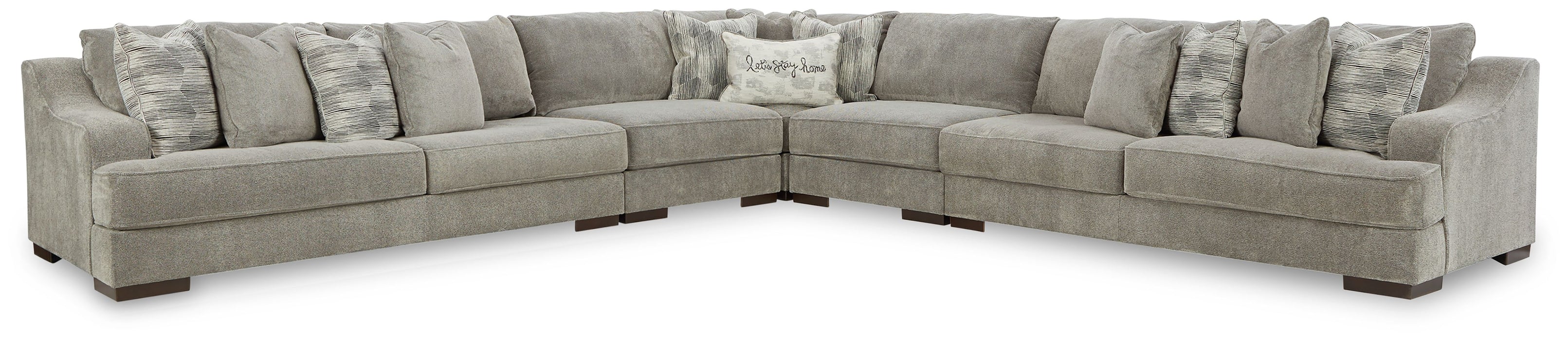 Bayless - 5-Piece Sectional - Smoke