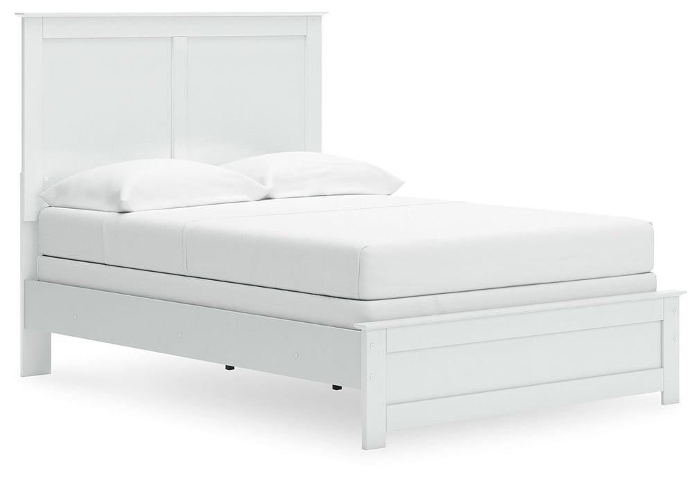Bostwick Shoals - Full Panel Bed With Framed Footboard - White