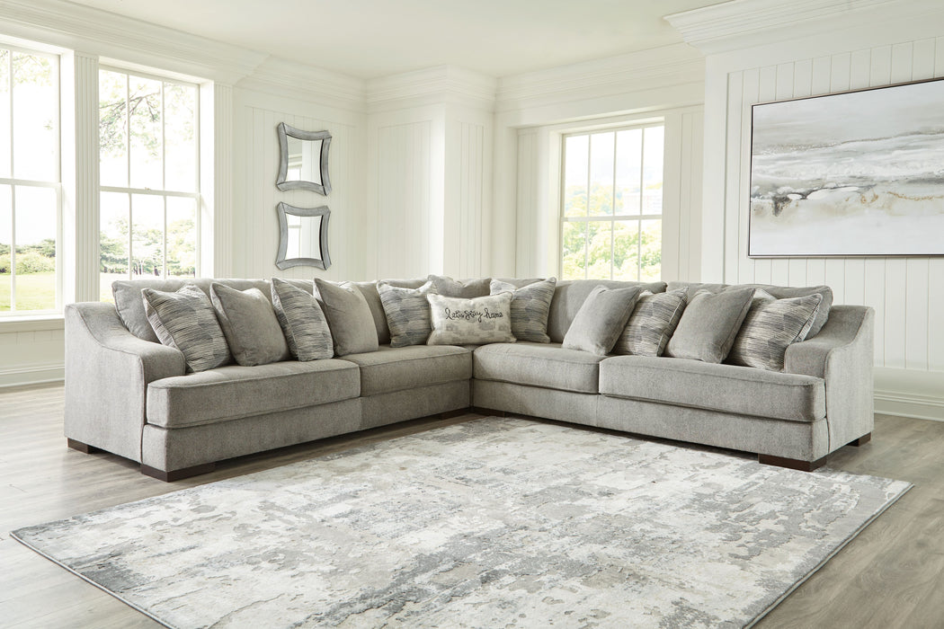 Bayless - Corner Sofa 3 Pc Sectional - Smoke
