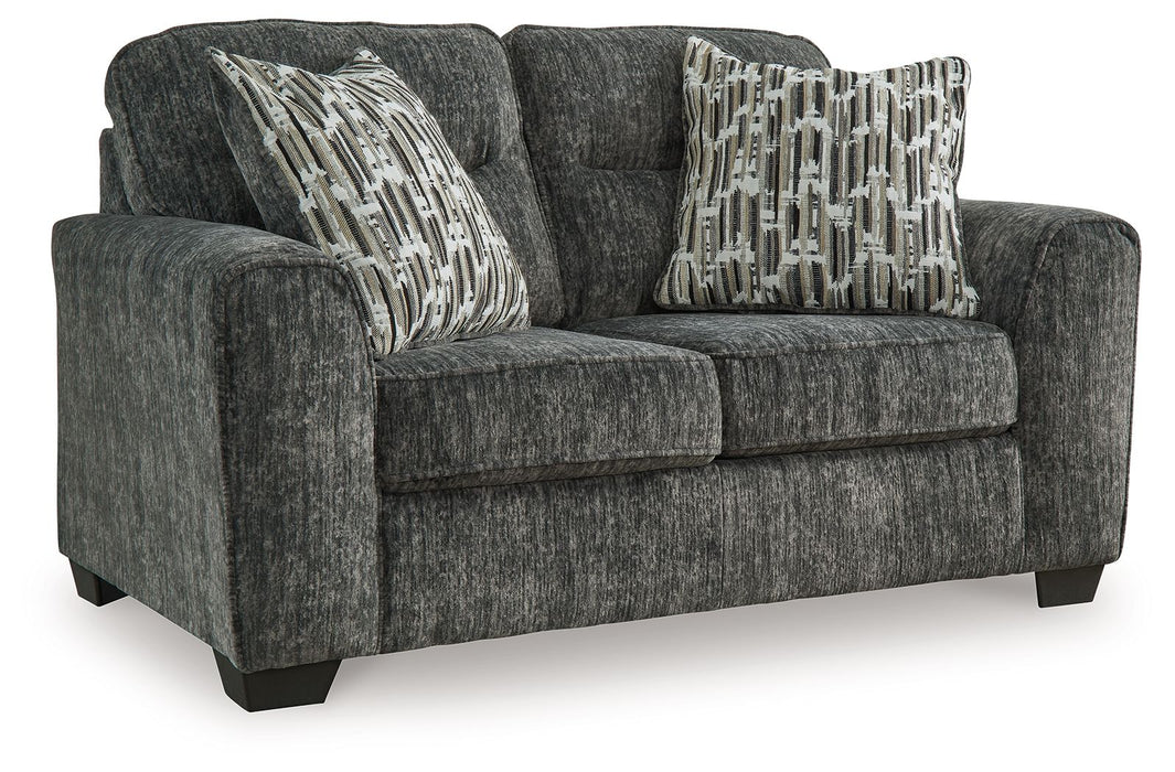 Lonoke - Loveseat - Gunmetal