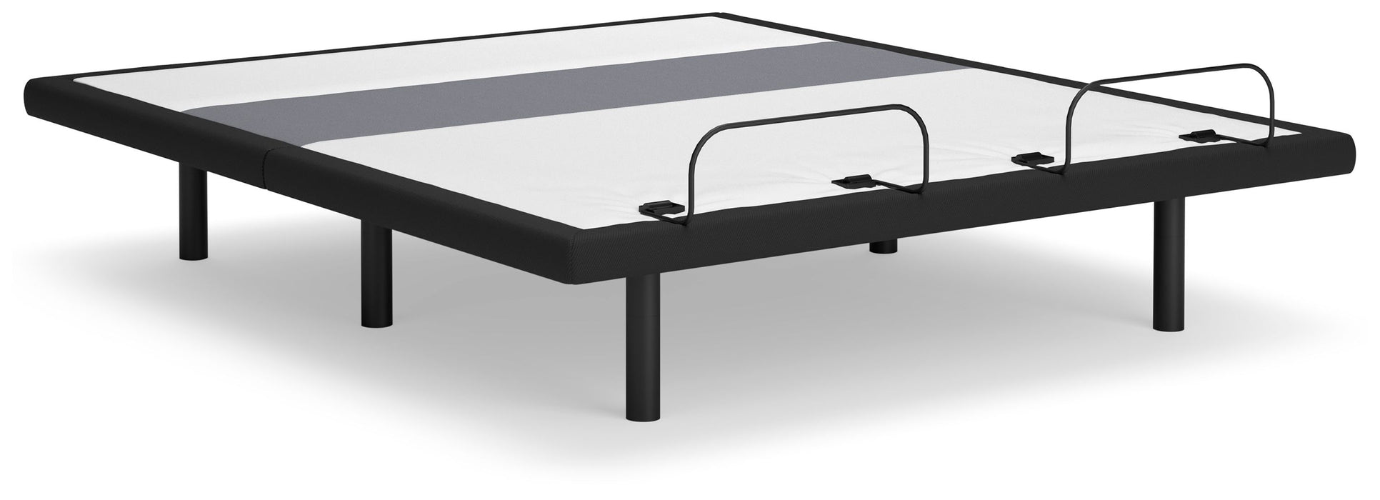 Best Base With Lumbar And Audio - California King Adjustable Base - Charcoal Gray