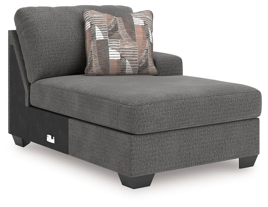 Clarington - RAF Corner Chaise - Greystone
