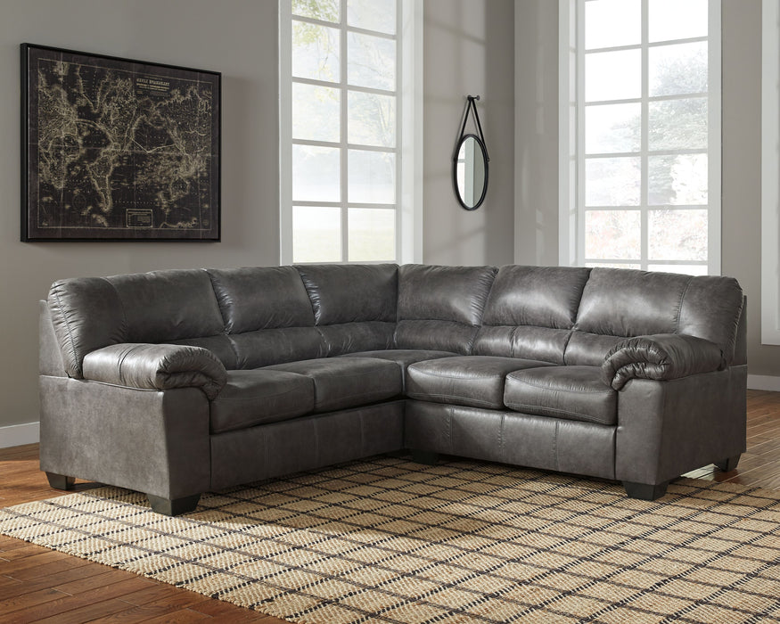 Bladen - Slate - Left Arm Facing Sofa 2 Pc Sectional