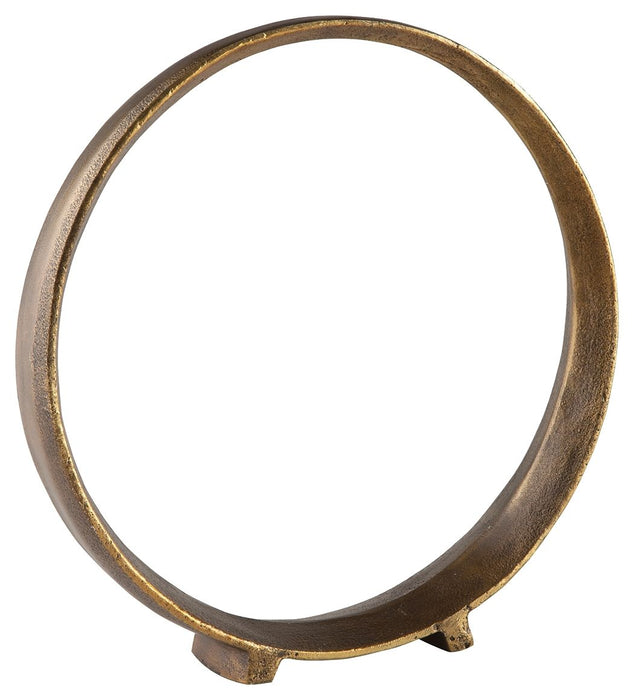 Ryandale - Sculpture 13.5" - Antique Brass Finish