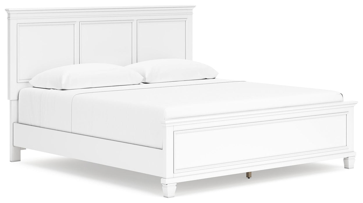 Fortman - King Panel Bed - White